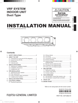Fujitsu ARXB30LATH Installation guide