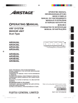 Fujitsu ARXB30LATH Operating instructions