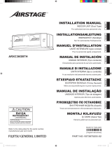 Fujitsu ARXC36GBTH Installation guide