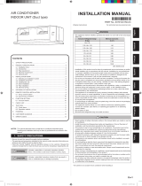 Fujitsu RDG54KHTA Installation guide