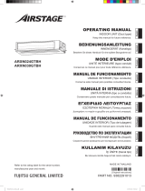 Fujitsu ARXN024GTBH Operating instructions