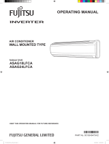 Fujitsu ASAG18LFCA Operating instructions