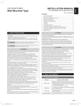 Fujitsu ASGA09FNTA Installation guide