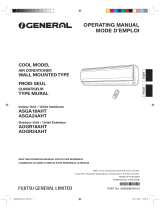 Fujitsu ASGA18AHT Operating instructions