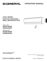 Fujitsu ASGA18ART Operating instructions