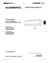 Fujitsu ASGA18ART Operating instructions