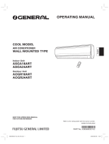 Fujitsu ASGA18ART Operating instructions