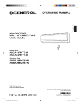 Fujitsu ASGA18FMTB-U Operating instructions