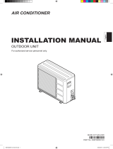 Fujitsu ASGA24FUTC-H Installation guide