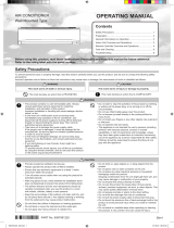 Fujitsu ASGA24FUTB Operating instructions