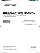 Fujitsu ASZA18GACHU Installation guide