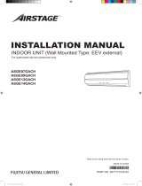 Fujitsu ASGE07GACH Installation guide