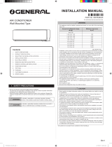 Fujitsu ASGG24CPTA-B Installation guide