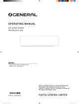 Fujitsu ASGG24CPTA-B Operating instructions