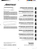 Fujitsu ASHE004GTAH Operating instructions