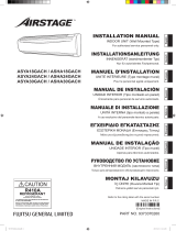 Fujitsu ASHA18GACH Installation guide