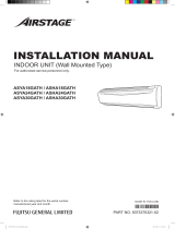 Fujitsu ASZB24GACH Installation guide