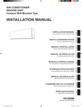 Fujitsu ASHG12LTCA Installation guide