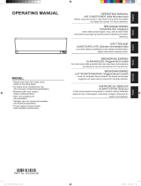 Fujitsu ASHG14KHCA Operating instructions
