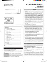 Fujitsu ASTG22KMTC Installation guide