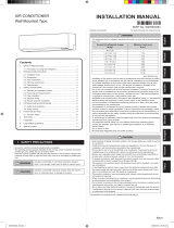 Fujitsu ASYG24KMTA Installation guide