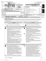 Fujitsu ASMA13BETA Operating instructions