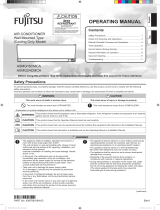 Fujitsu ASMG24CMCA Operating instructions