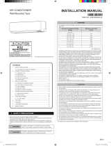 Fujitsu ASTG09KMTC Installation guide