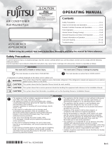Fujitsu ASTG18CMCB User manual