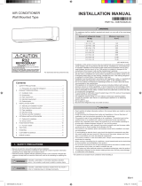 Fujitsu ASTG24KMTC Installation guide