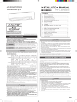 Fujitsu ASTG34CMTA Installation guide