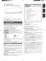 Fujitsu ASU12RLF1 Installation guide