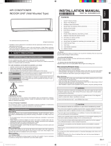 Fujitsu ASU9RLS3 Installation guide