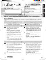 Fujitsu ASU12RLS3 Operating instructions