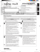 Fujitsu ASU15RLS3Y Operating instructions