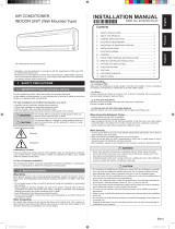 Fujitsu ASU18RLF Installation guide