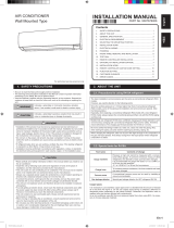 Fujitsu ASWX09JECA Installation guide