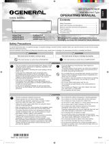 Fujitsu ASWX09JECA Operating instructions