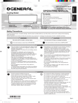 Fujitsu ASWX18JECA Operating instructions