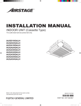 Fujitsu AUGA34GALH Installation guide