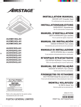 Fujitsu AUXK030GLAH Installation guide