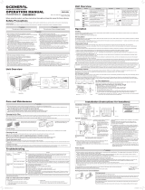 Fujitsu AXG18AEK-W Operating instructions