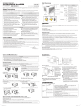 Fujitsu AXGS18ABTH Operating instructions