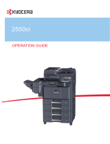 KYOCERA CS 2550ci Operating instructions