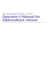KYOCERA AddressBook Viewer User manual