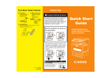 KYOCERA CS-C4008D Quick start guide