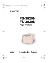 Copystar FS-3830N Installation guide