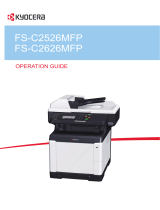 Copystar FS-C2626MFP Installation guide