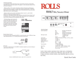 Rolls RM67 User manual