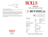 Rolls RM169 User manual